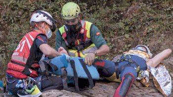 Rescate en barranco. Imagen del programa Rescate - RTVE