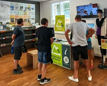 Refuerzo Montaña Segura en Oficina de Turismo de Canfranc